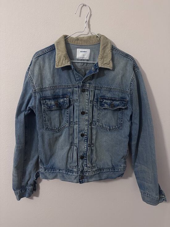 Old Navy Jackets & Blazers - Vintage Old Navy womens size medium denim jean barn chore jacket collared